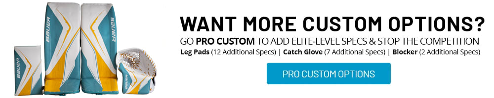 View Pro Custom Options - Bauer Vapor Flylite Pro Custom Goalie Customizer
