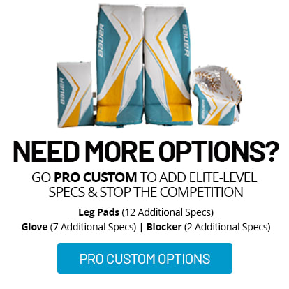 View Pro Custom Options - Bauer Vapor Flylite Pro Custom Goalie Customizer