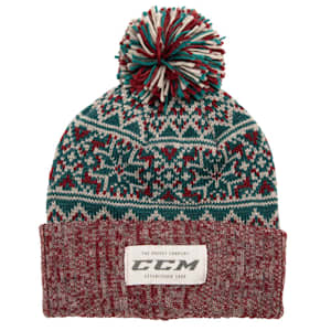 CCM Heritage Cuffed Pom Knit Hat 