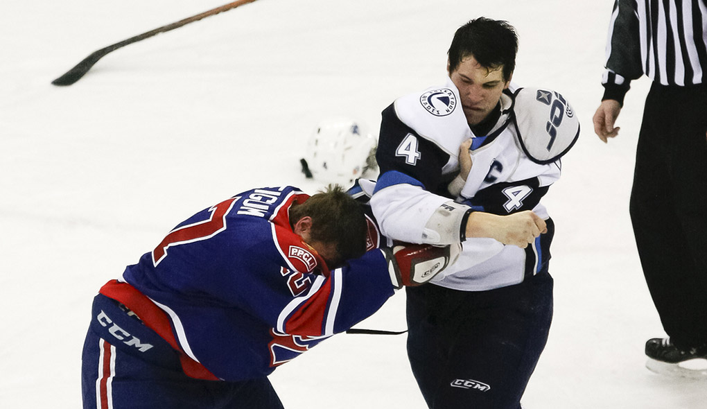 NHL enforcers, fights on the decline