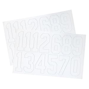 A&R A&R Hockey Helmet Numbers - 2 Inch