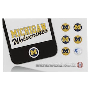 Michigan Wolverines Fat Dot iPhone Sticker