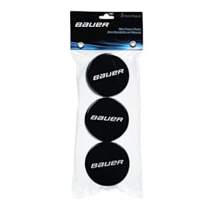 Bauer Mini Foam Hockey Puck - 3 Pack