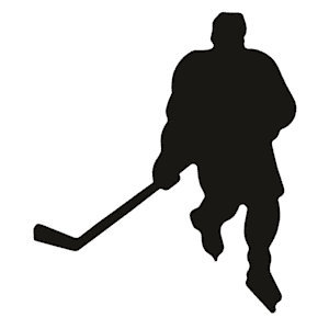A&R A&R Hockey Player Magnet & Decal