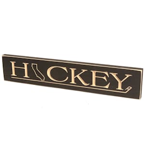 Painted Pastimes Hockey State Sign "California" - 3.5" x 18"