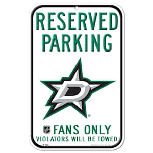 Wincraft NHL Reserved Parking Sign - Dallas Stars