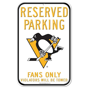 Wincraft NHL Reserved Parking Sign - Pittsburgh Penguins