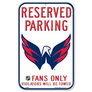 Wincraft NHL Reserved Parking Sign - Washington Capitals