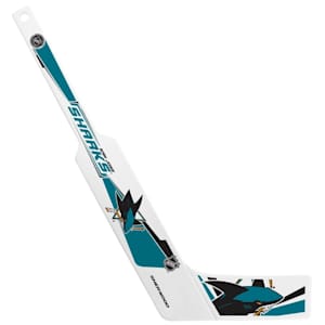 InGlasco Plastic Goalie Mini-Stick - San Jose Sharks