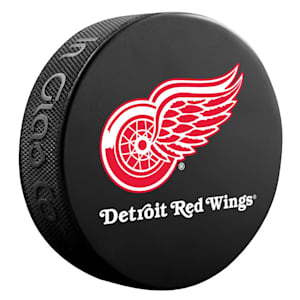 InGlasco NHL Basic Logo Puck - Detroit Red Wings