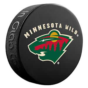 InGlasco NHL Basic Logo Puck - Minnesota Wild