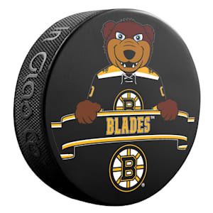 InGlasco NHL Mascot Souvenir Puck - Boston Bruins