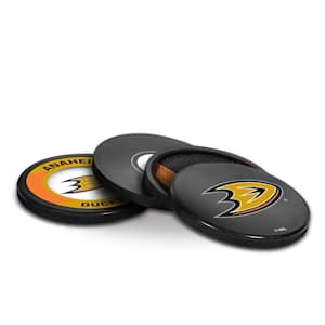 InGlasco Puck Coasters Pack - Anaheim Ducks