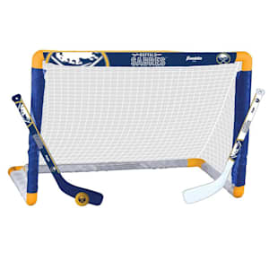 Franklin NHL Team Mini Hockey Goal Set - Buffalo Sabres