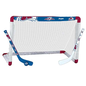 Franklin NHL Team Mini Hockey Goal Set - Colorado Avalanche