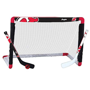 Franklin NHL Team Mini Hockey Goal Set - New Jersey Devils