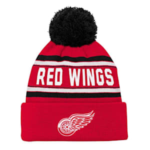 Outerstuff Jacquard Cuff Pom Knit Hat - Detroit Red Wings