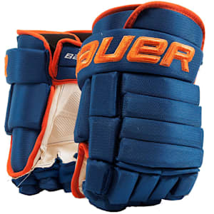 Bauer 4-Roll Team Pro Hockey Gloves - Senior