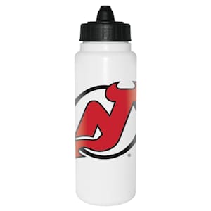 InGlasco NHL Water Bottle - Tall Boy 1000ml - New Jersey Devils