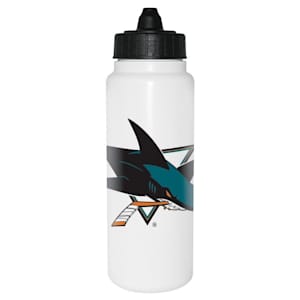 InGlasco NHL Water Bottle - Tall Boy 1000ml - San Jose Sharks