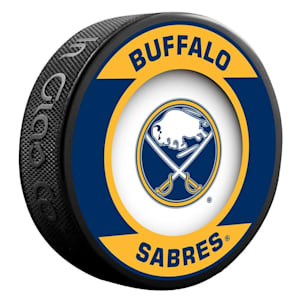 InGlasco NHL Retro Hockey Puck - Buffalo Sabres