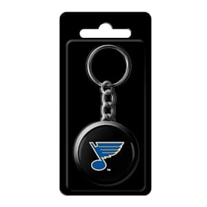 InGlasco NHL Puck Keychain - St. Louis Blues