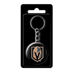 InGlasco NHL Puck Keychain - Vegas Golden Knights