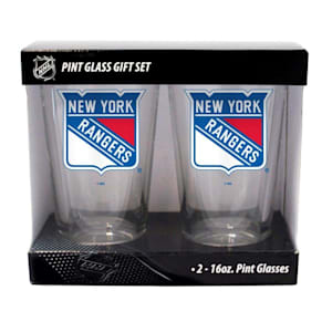 16oz NHL Pint Glass 2-Pack - New York Rangers
