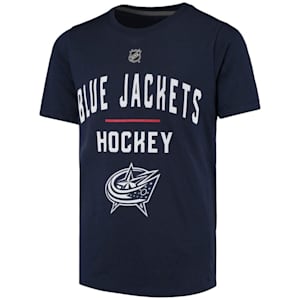 Outerstuff Unassisted Goal Short Sleeve Tee - Blue Jackets - Youth