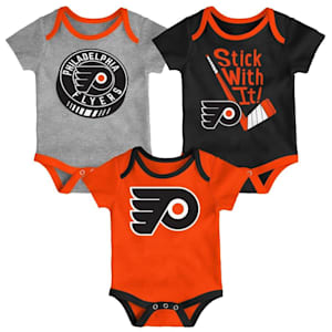 Outerstuff Philadelphia Flyers Cuddle and Play 3-Pack Set - Infant