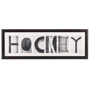Painted Pastimes "Hockey" Matted Frame