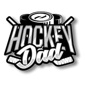 Hockey Dad Sticker