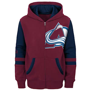 Outerstuff Faceoff FZ Fleece Hoodie - Colorado Avalanche - Youth