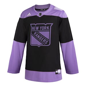 Adidas Hockey Fight Cancer Authentic Practice Jersey - New York Rangers - Adult