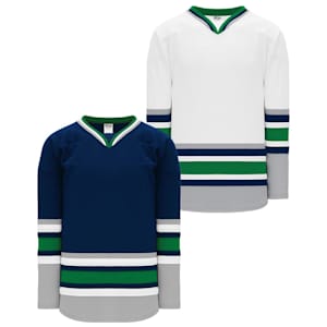 Athletic Knit H550B Gamewear Hockey Jersey - Hartford Whalers - Senior