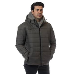 Bauer Supreme Hooded Puffer Jacket - Grey - Adult