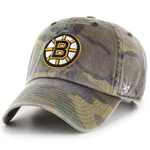 47 Brand Camo Cleanup Cap - Boston Bruins - Adult