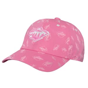 Outerstuff Pink Fashion Slouch Adjustable Hat - Minnesota Wild - Youth
