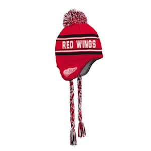 Outerstuff Jacquard Tassel Knit With Pom - Detroit Red Wings - Youth