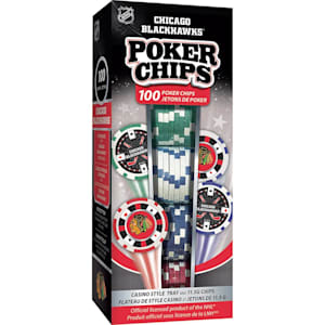 MasterPieces 100 Pack Poker Chips - Chicago Blackhawks