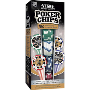 MasterPieces 100 Pack Poker Chips - Vegas Golden Knights