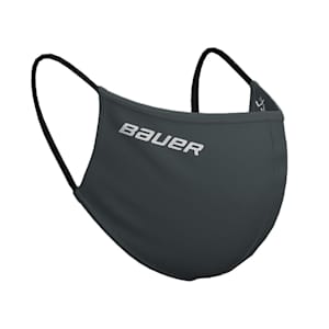 Bauer Reversible Fabric Face Mask - Charcoal