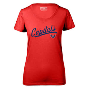 Levelwear First Edition Daily Short Sleeve Tee Shirt - Washington Capitals - Womens