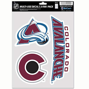 Wincraft Multi-Use Decal Pack - Colorado Avalanche