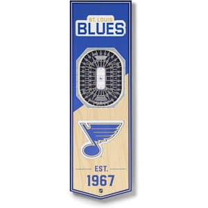 YouTheFan NHL 3D Stadium Banner 6x19 - St. Louis Blues