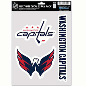 Wincraft Multi-Use Decal Pack - Washington Capitals