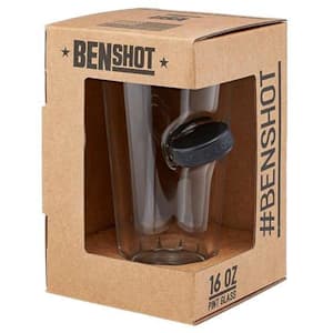 BenShot Hockey Puck Pint Glass