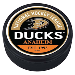 NHL Block Textured Team Puck
