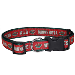 Pets First NHL Pet Collar - Minnesota Wild