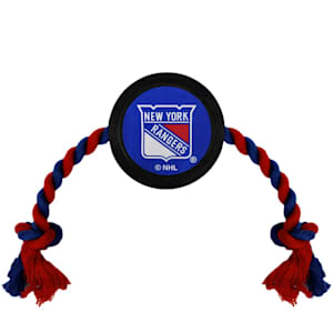 Pets First Hockey Puck Pet Toy - NY Rangers